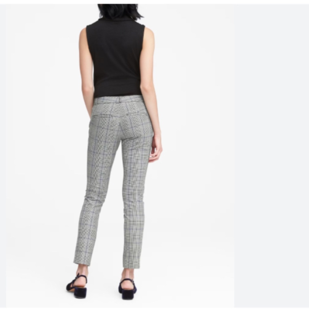 Banana Republic Sloan Fit Plaid Pants